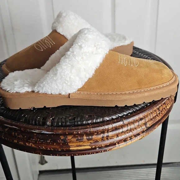 Ariat Jackie Square Toe Tan Slippers Women 8 - Picture 6 of 10